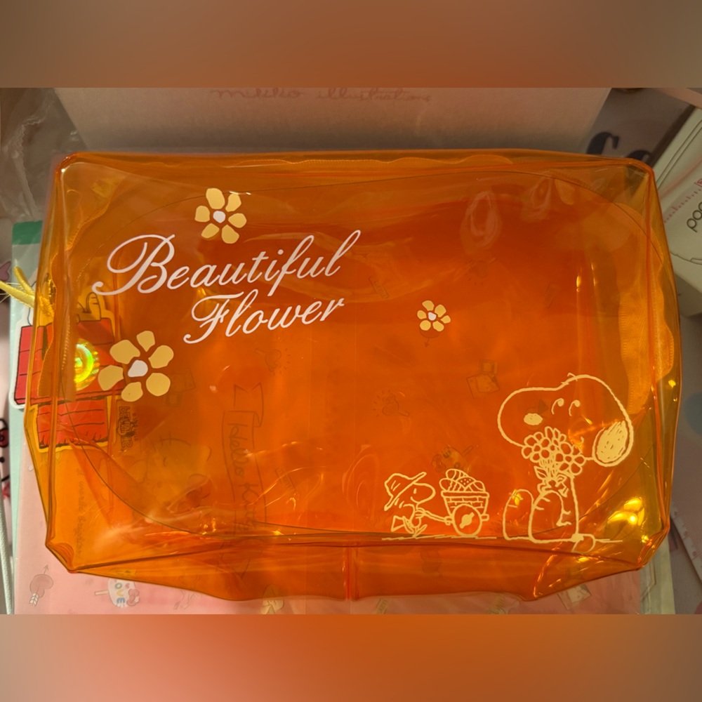 🆕 Snoopy clear bag